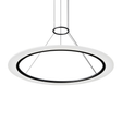 Sonneman Arctic Rings SATIN BLACK 37.5W x 0.5H Pendant