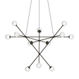 Sonneman Proton Polished Black Nickel 40W x 27H Pendant