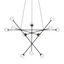 Sonneman Proton Polished Black Nickel 40W x 27H Pendant