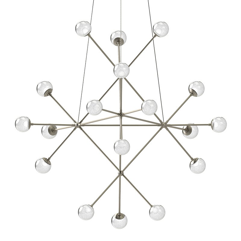 Sonneman Proton SATIN NICKEL 40W x 34H Pendant