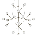 Sonneman Proton SATIN NICKEL 40W x 34H Pendant