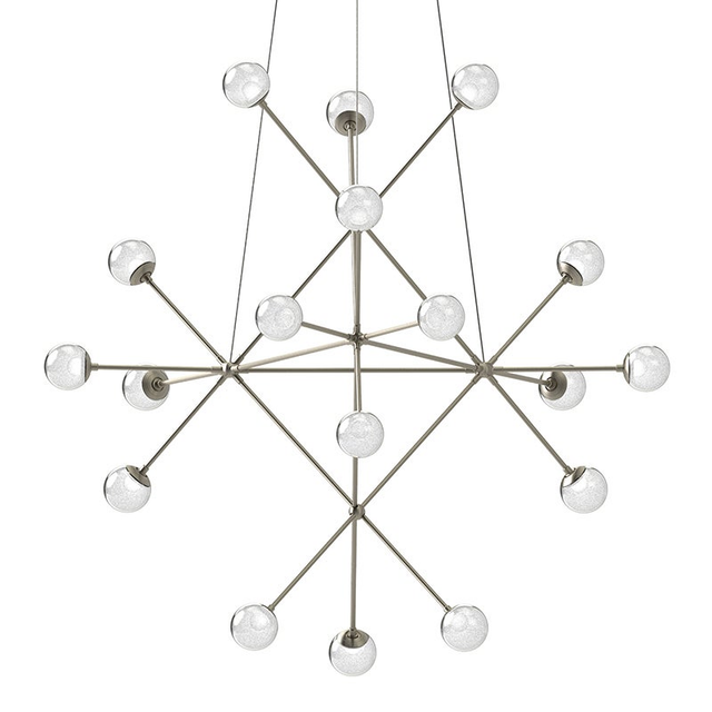 Sonneman Proton SATIN NICKEL 40W x 34H Pendant