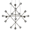 Sonneman Proton Polished Black Nickel 40W x 34H Pendant