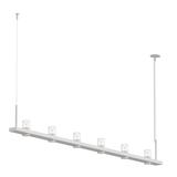 Sonneman Intervals Satin White 96.25W x 4L x 11.5H Pendant