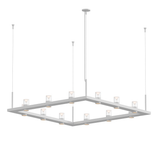 Sonneman Intervals Satin White 56W x 56L x 11.5H Pendant