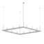 Sonneman Intervals Satin White 56W x 56L x 11.5H Pendant