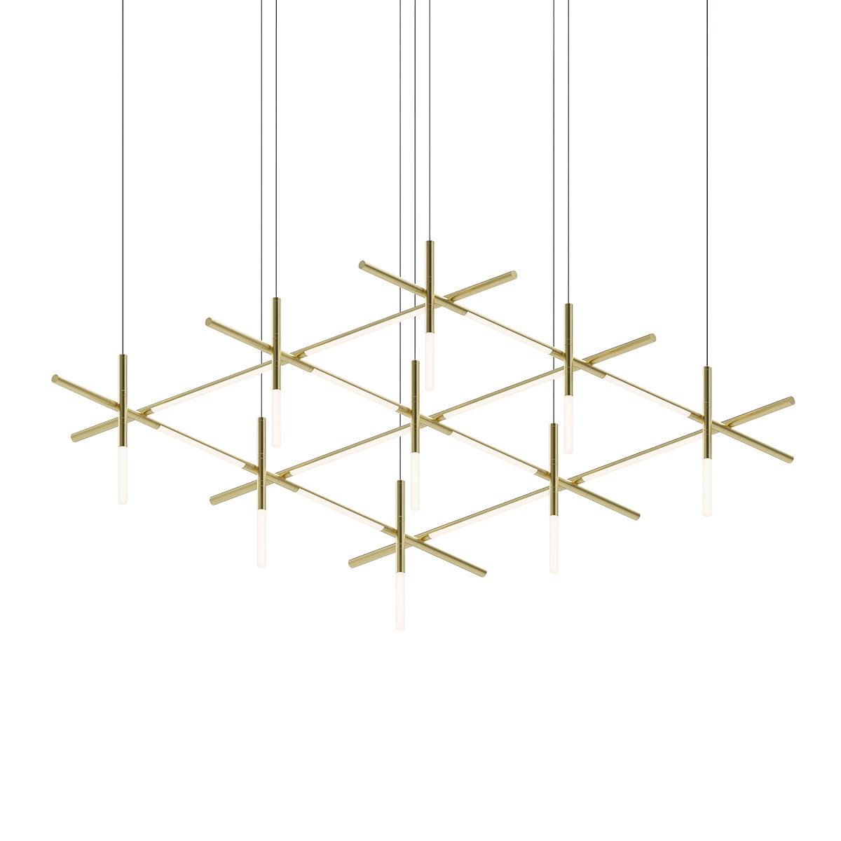 Sonneman Labyrinth BRASS 74.25W x 69L x 18.75H Pendant