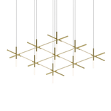 Sonneman Labyrinth BRASS 74.25W x 69L x 18.75H Pendant