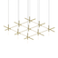 Sonneman Labyrinth BRASS 74.25W x 69L x 18.75H Pendant