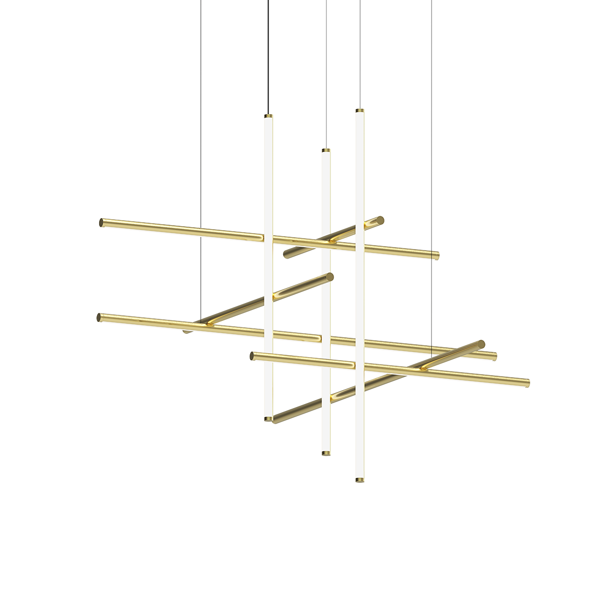 Sonneman Labyrinth BRASS 61W x 53L x 45H Pendant
