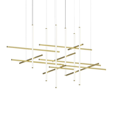 Sonneman Labyrinth BRASS 88.75W x 53L x 49H Pendant