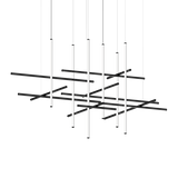 Sonneman Labyrinth SATIN BLACK 88.75W x 53L x 49H Pendant