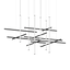 Sonneman Labyrinth SATIN BLACK 88.75W x 53L x 49H Pendant