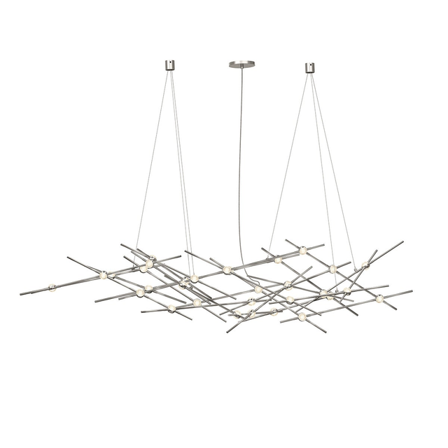 Sonneman Constellation SATIN NICKEL 55W x 17.25L x 13H Pendant
