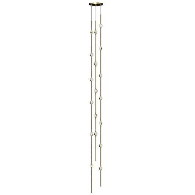 Sonneman Constellation SATIN BRASS 6W x 76H Pendant