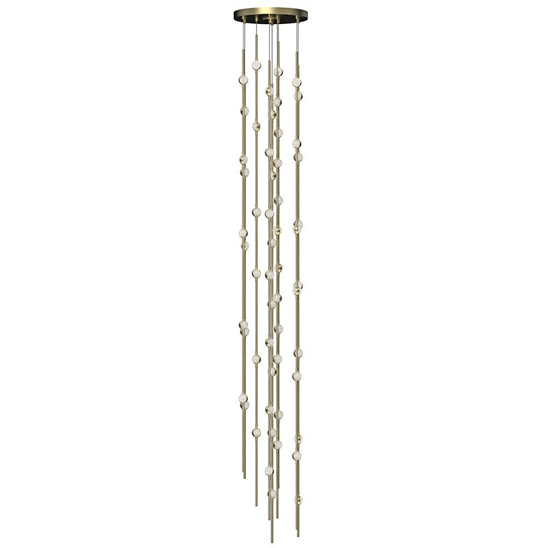 Sonneman Constellation SATIN BRASS 12W x 78H Pendant