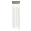 Sonneman Constellation SATIN NICKEL 21.5W x 21.5L x 67H Pendant