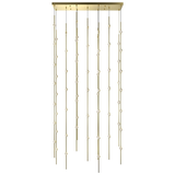 Sonneman Constellation SATIN BRASS 35.5W x 7.5L x 75H Pendant