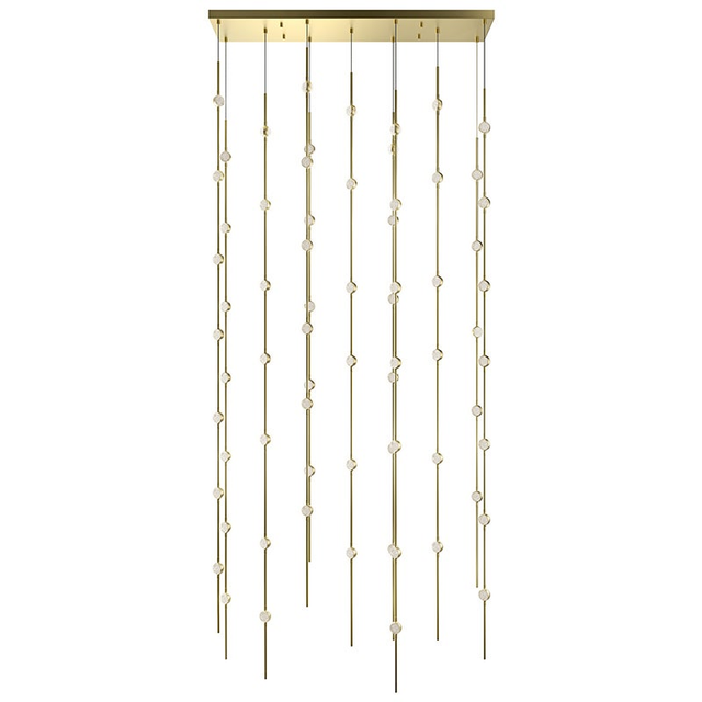 Sonneman Constellation SATIN BRASS 35.5W x 7.5L x 75H Pendant