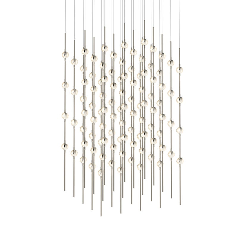 Sonneman Constellation SATIN NICKEL 21W x 21L x 36H Pendant