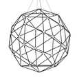 Sonneman Constellation Polished Black Nickel 45W x 45.75H Pendant