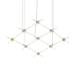 Sonneman Constellation SATIN NICKEL 66.75W x 28L x 1.5H Pendant