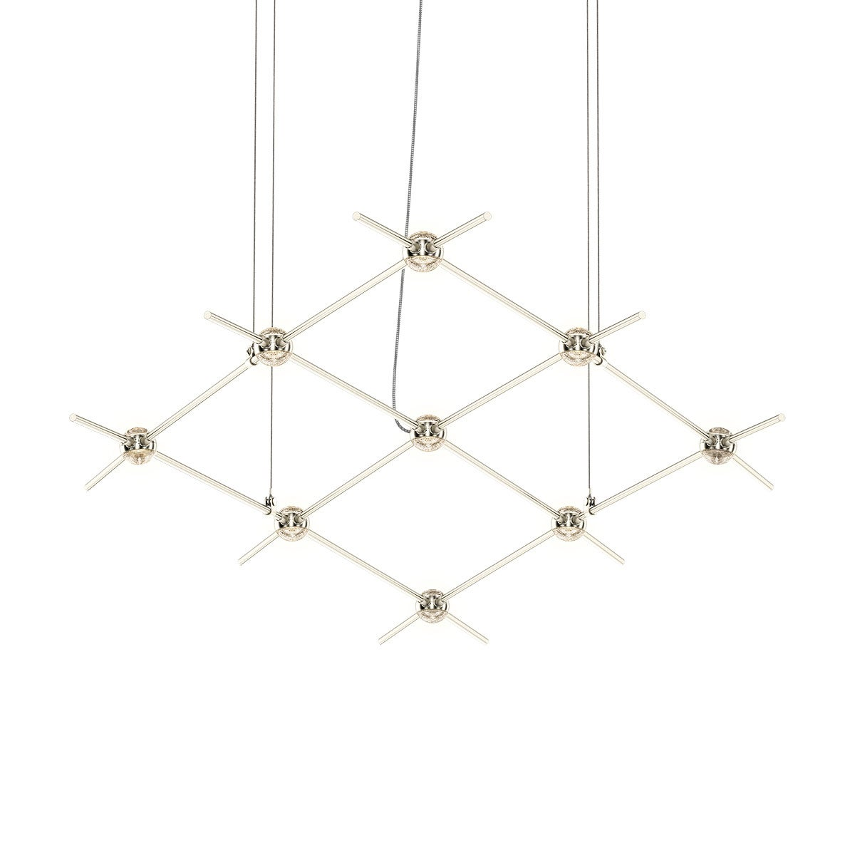 Sonneman Constellation SATIN NICKEL 66.75W x 28L x 1.5H Pendant