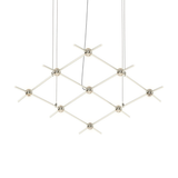 Sonneman Constellation SATIN NICKEL 66.75W x 28L x 1.5H Pendant
