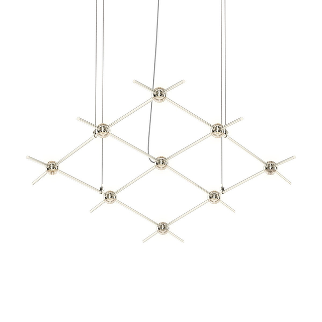 Sonneman Constellation SATIN NICKEL 66.75W x 28L x 1.5H Pendant