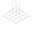 Sonneman Constellation SATIN NICKEL 121.75W x 50.5L x 1.5H Pendant