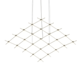 Sonneman Constellation SATIN NICKEL 121.75W x 50.5L x 1.5H Pendant