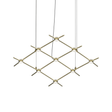 Sonneman Constellation SATIN BRASS 66.75W x 28L x 1.5H Pendant
