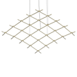 Sonneman Constellation SATIN BRASS 121.75W x 50.5L x 1.5H Pendant