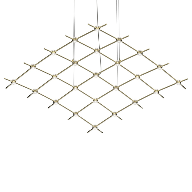 Sonneman Constellation SATIN BRASS 121.75W x 50.5L x 1.5H Pendant
