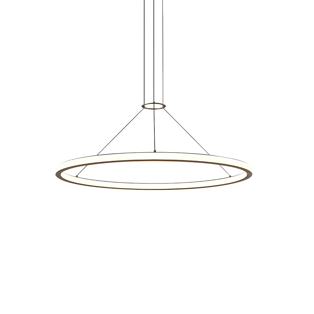 Sonneman Luna BRASS 37.5W x 1.75H Pendant