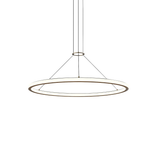 Sonneman Luna BRASS 37.5W x 1.75H Pendant
