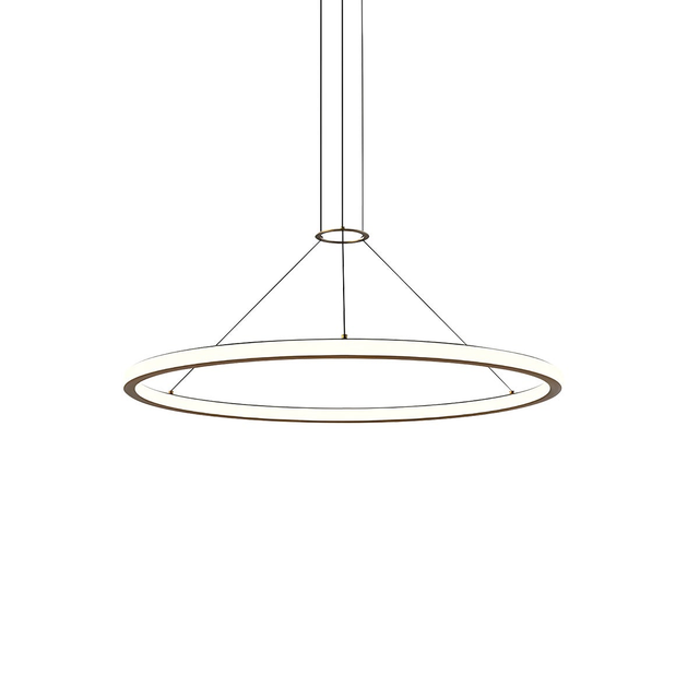 Sonneman Luna BRASS 37.5W x 1.75H Pendant