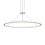 Sonneman Luna BRASS 49.5W x 1.75H Pendant