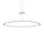 Sonneman Luna Bright Satin Aluminum 49.5W x 1.75H Pendant