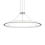 Sonneman Luna SATIN BLACK 49.5W x 1.75H Pendant