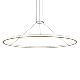 Sonneman Luna BRASS 61.5W x 1.75H Pendant