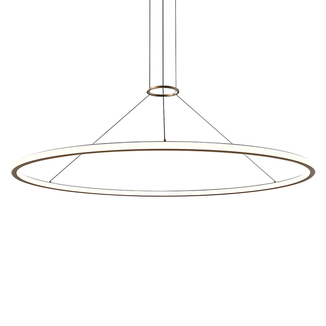 Sonneman Luna BRASS 61.5W x 1.75H Pendant