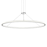 Sonneman Luna Bright Satin Aluminum 61.5W x 1.75H Pendant