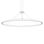 Sonneman Luna Bright Satin Aluminum 61.5W x 1.75H Pendant