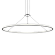 Sonneman Luna SATIN BLACK 61.5W x 1.75H Pendant