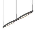 Sonneman Ola SATIN BLACK 55W x 2.5L x 7.5H Pendant