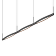 Sonneman Ola SATIN BLACK 82W x 2.5L x 7.5H Pendant