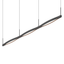 Sonneman Ola SATIN BLACK 82W x 2.5L x 7.5H Pendant