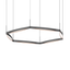 Sonneman Ola SATIN BLACK 54W x 7.5H Pendant