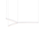 Sonneman Ola Satin White 55W x 7.5H Pendant